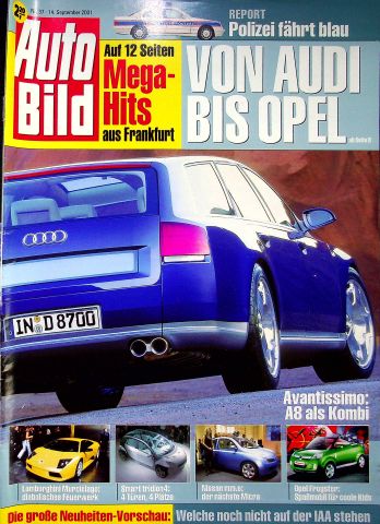 Deckblatt Auto Bild (37/2001)